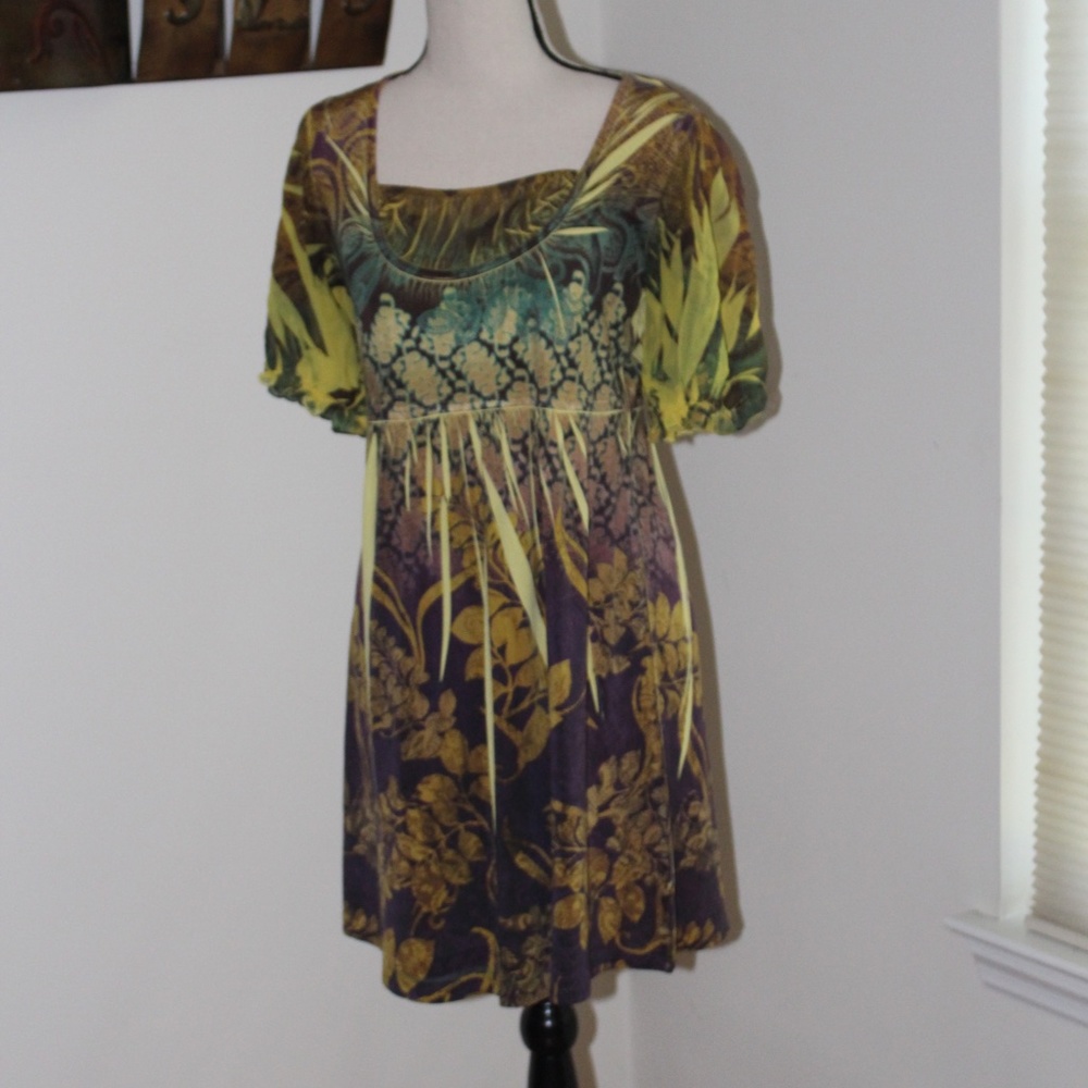 One World, short sleeve high waited  dress.....